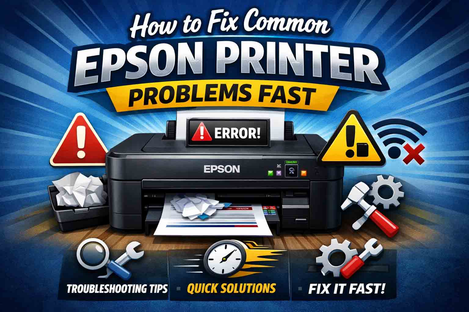 How to Fix Common Epson Printer Problems Fast